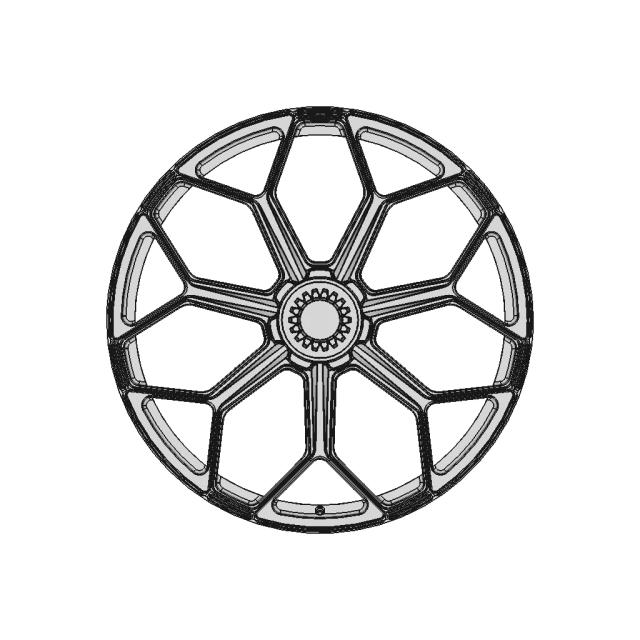 Wheel Rim – Lamborghini Aventador Svj | High-Quality CAD Model