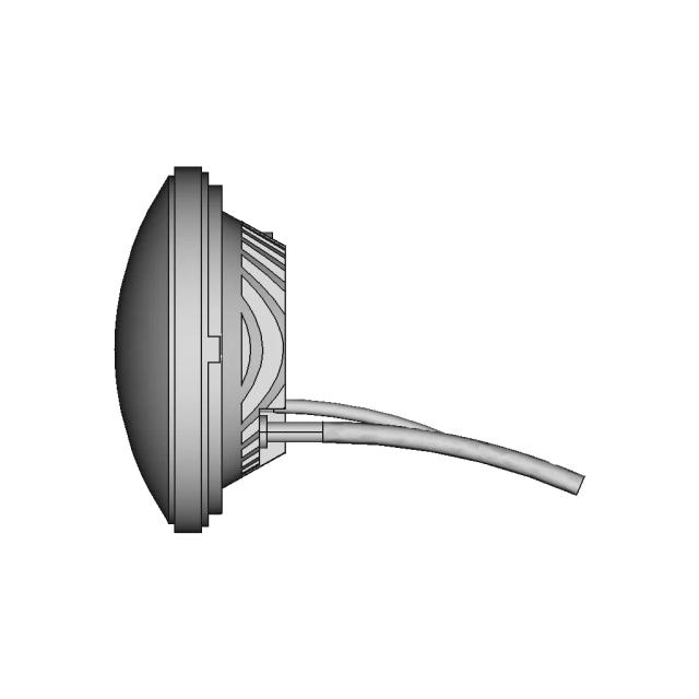 Motorcycle Led Front Headlight From Aliexpress 5.75" | High-Quality CAD Model