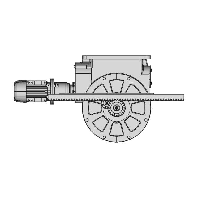 Industrial Bevel Gearbox | High-Quality CAD Model
