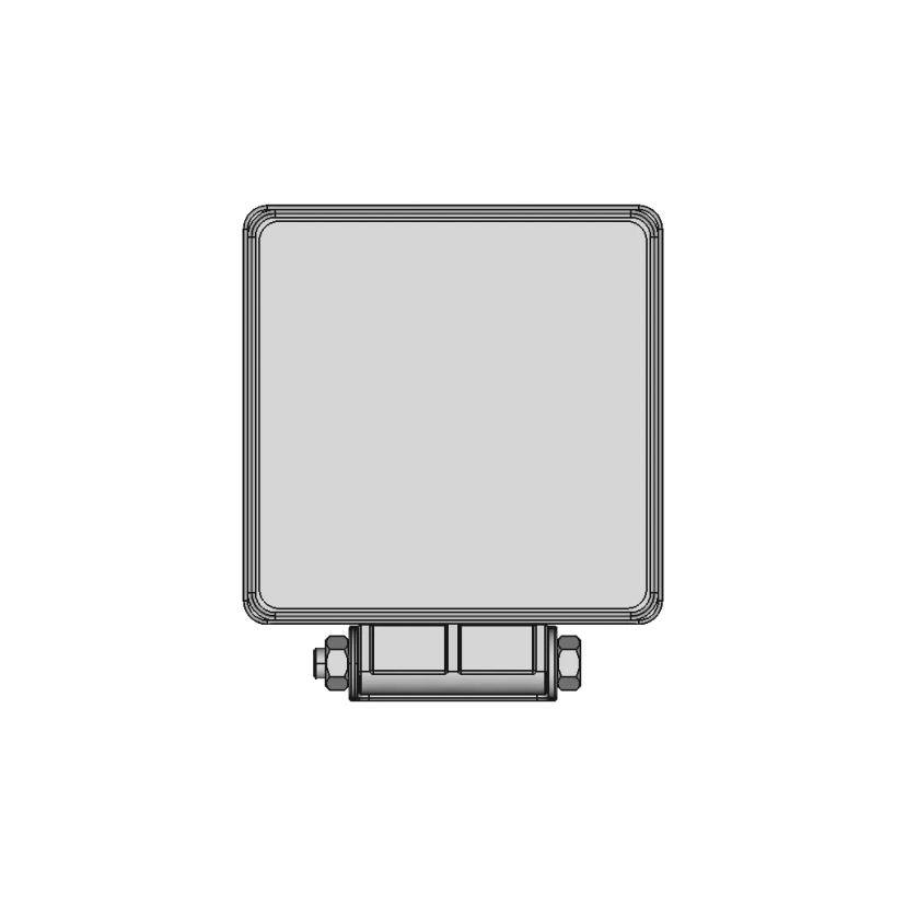 Лед Фара 48Вт Autoside As-48/Sq/F-3E (Led Floodlight) | 3D Engineering Design File