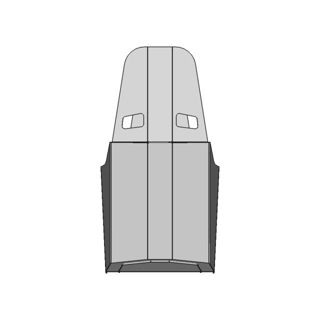 Aluminium Race Seat - Downloadable CAD Representation