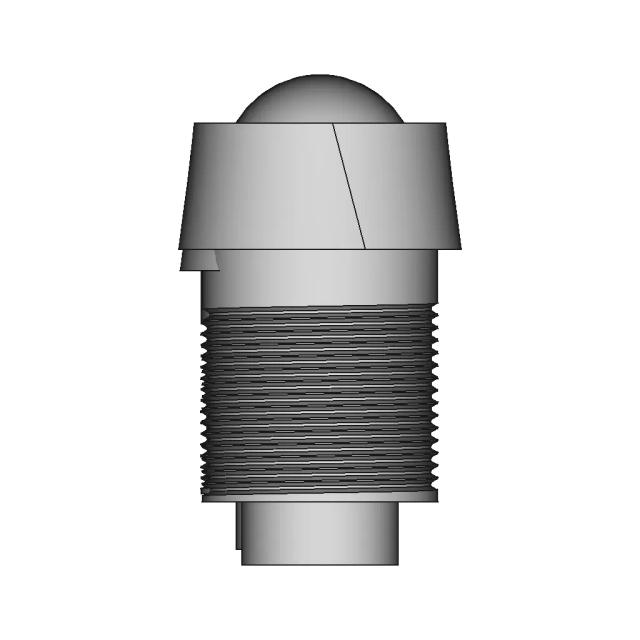 Led Red Inox 8Mm | High-Quality CAD Model