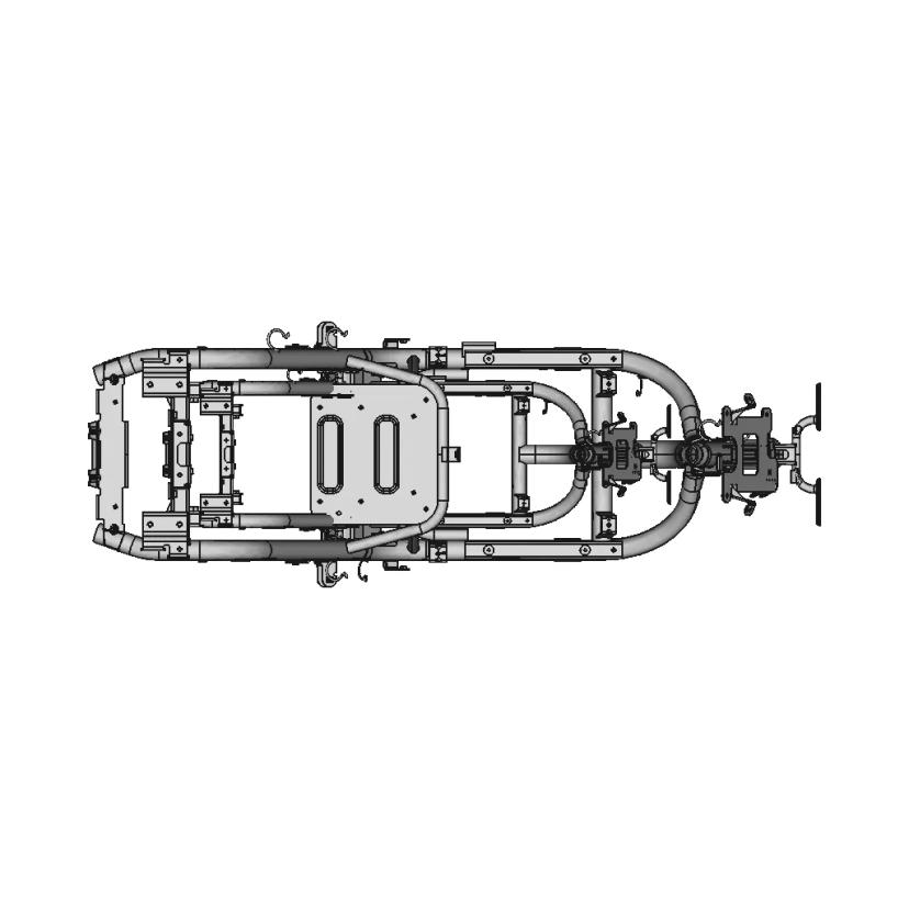 High-Detail Electric Scooter Chassis 3D Model - Downloadable CAD Representation