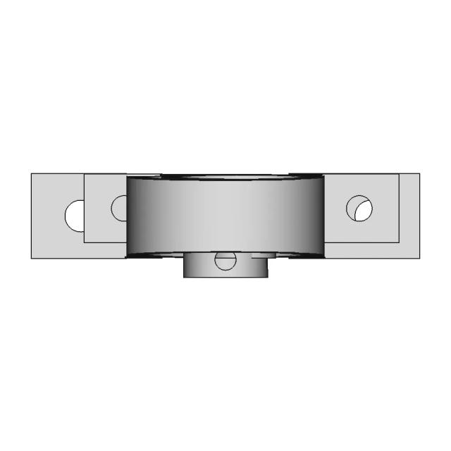 Bearing Block (Simple Design) - Downloadable CAD Representation