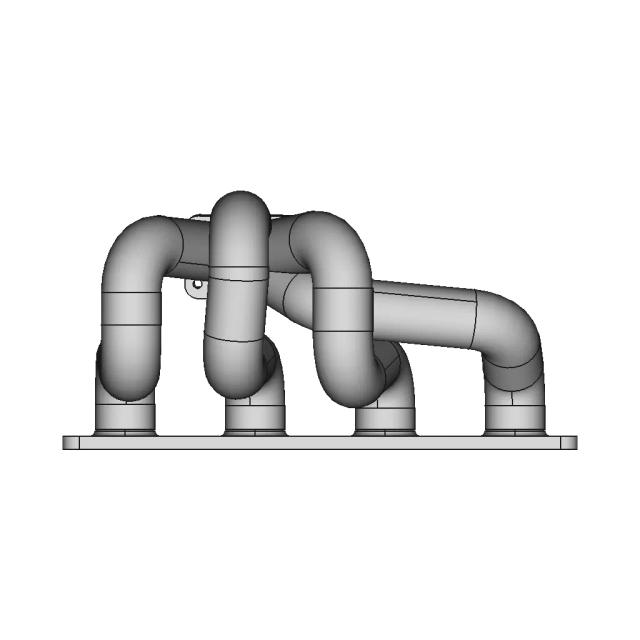 Sr20Det Top Mount Manifold | 3D Engineering Design File