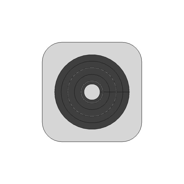 Rubber Cone 34Cm | High-Quality CAD Model