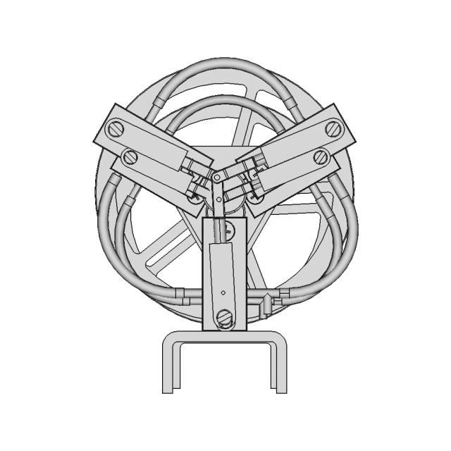 3 Cylinder Oscillating Steam Engine - Standard Mechanical Component