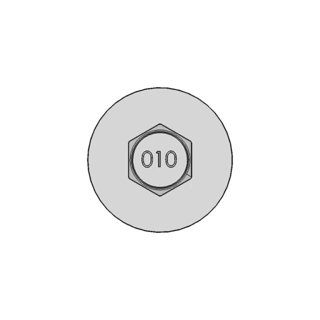 M8-1.25 X 45Mm Hex Washer Head Bolt - Standard Mechanical Component