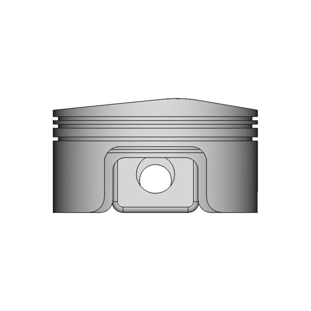 Engine Piston Head Mixed Type | 3D Engineering Design File