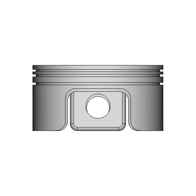 Engine Piston Head Concave Type | 3D Engineering Design File