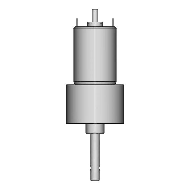 12V 200 Rpm Johnson Geared Dc Motor - Downloadable CAD Representation