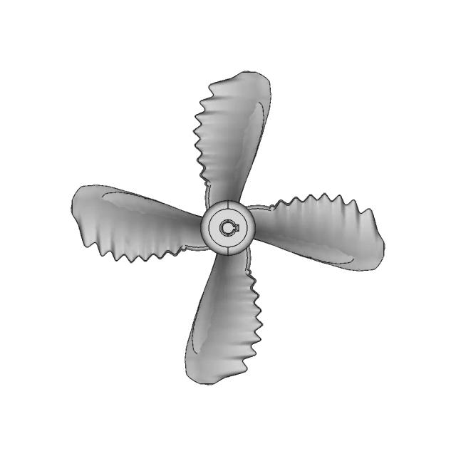 Biomimetic Marine Propeller - Standard Mechanical Component
