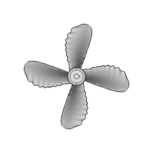 Biomimetic Marine Propeller | High-Quality CAD Model