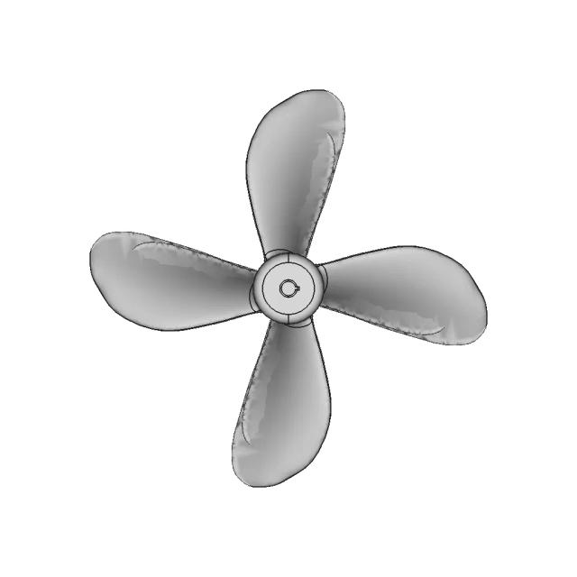 Marine Propeller | High-Quality CAD Model