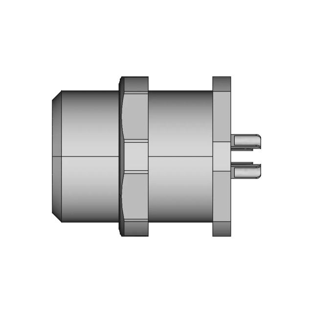 Connector For The Unit - St1213.P4 - Weipu (4 Pins, Ip67, Male) - Downloadable CAD Representation