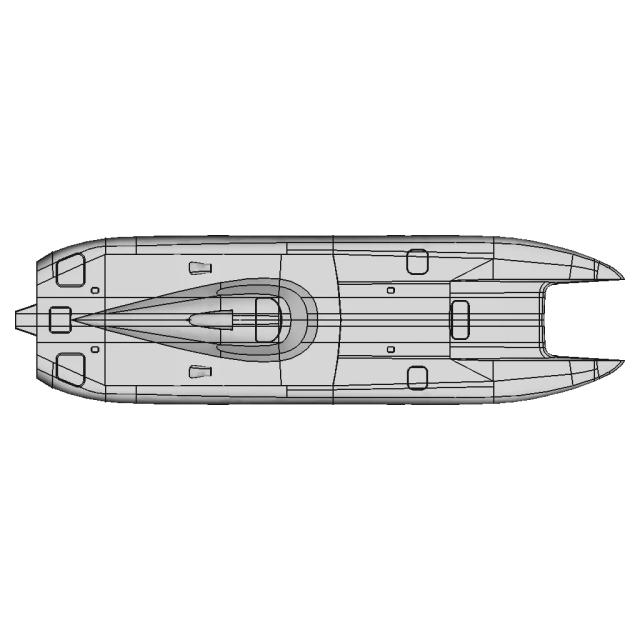 Mystic C5000 Catamaran - Downloadable CAD Representation
