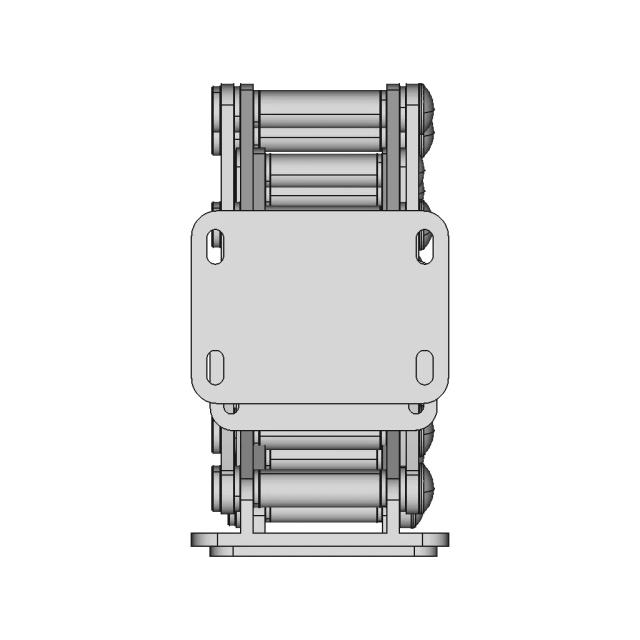 Accordion Marine Hinge 316L Stainless Steel | 3D Engineering Design File