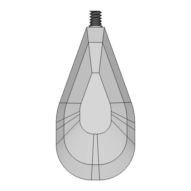 Petal For Chandelier | High-Quality CAD Model