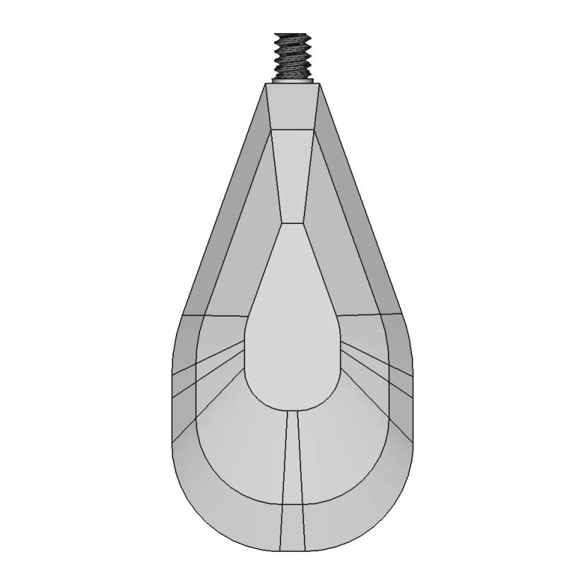 Petal For Chandelier | High-Quality CAD Model