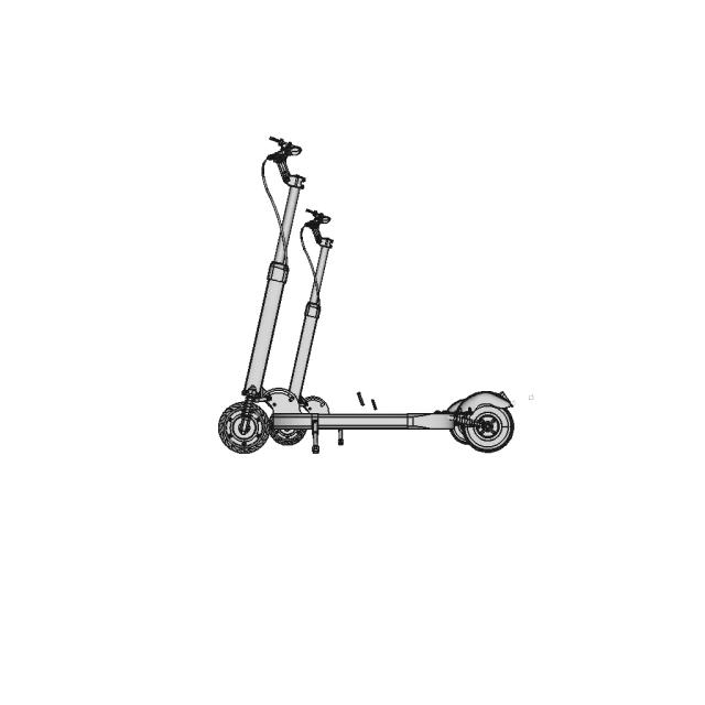 Electric Scooter Vortex - Downloadable CAD Representation