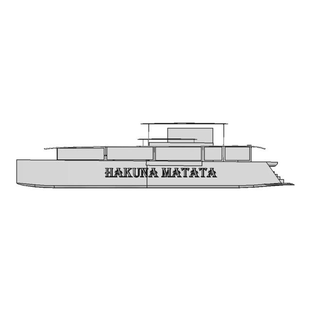 Hakuna Matata ''Catamaran'' - Downloadable CAD Representation