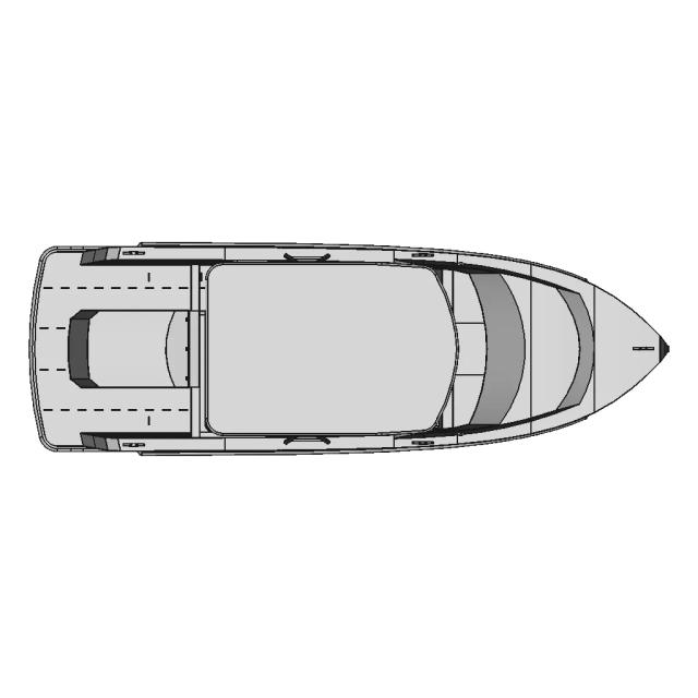 A750Ht Aluminium Boat - Downloadable CAD Representation