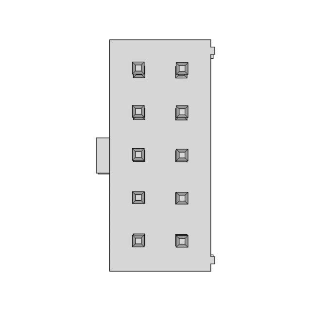 Atx 6,8P,10 Pin Male - Standard Mechanical Component