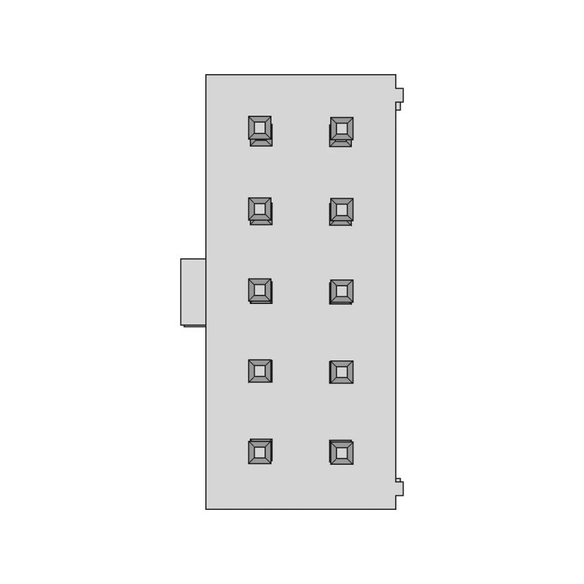 Atx 6,8P,10 Pin Male - Standard Mechanical Component
