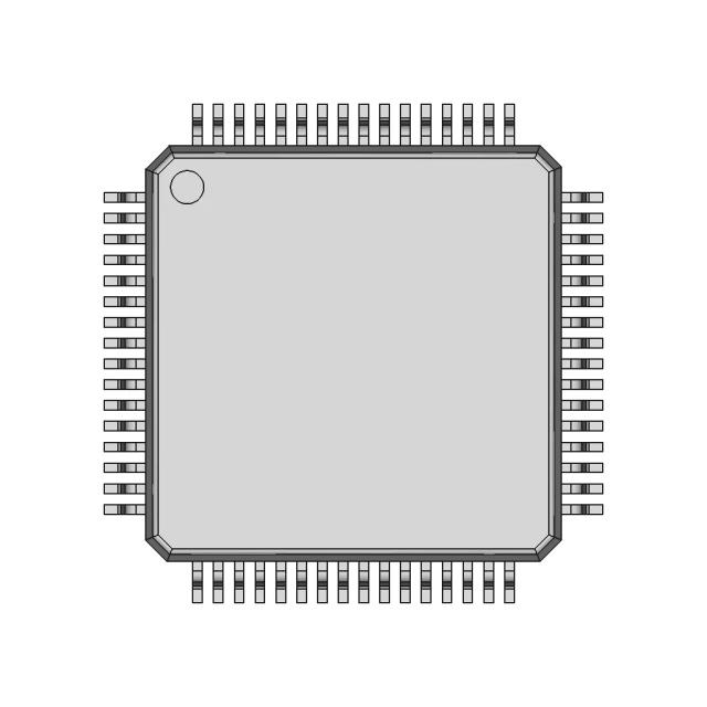 64-Pin & 80-Pin Thin Quad Flat Package (Tqfp-64 & Tqfp-80) - Downloadable CAD Representation