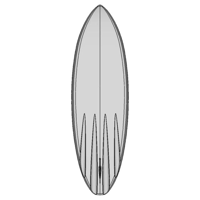Bl'Ast! Surfboard | 3D Engineering Design File