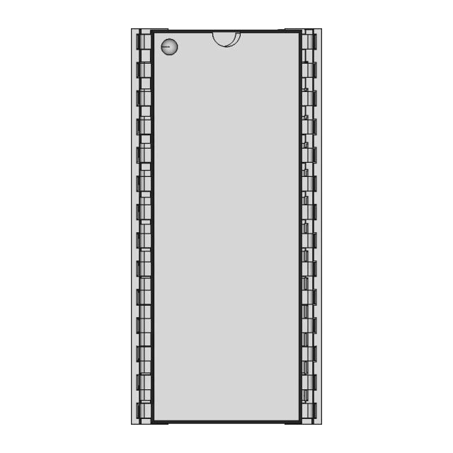 Dip28W Socket With Ic | 3D Engineering Design File