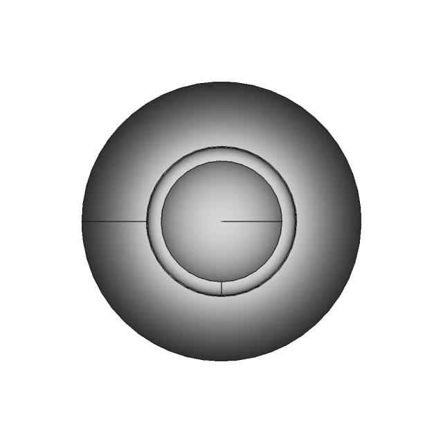 Ball Caster Wheel - Downloadable CAD Representation