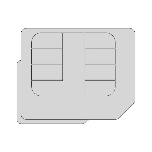 Sim Card (2Ff/3Ff/4Ff) | High-Quality CAD Model