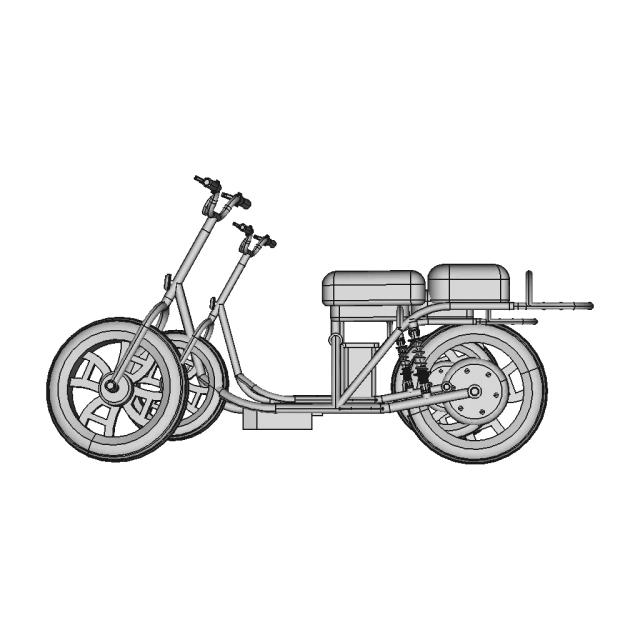 Electric Moped - Standard Mechanical Component