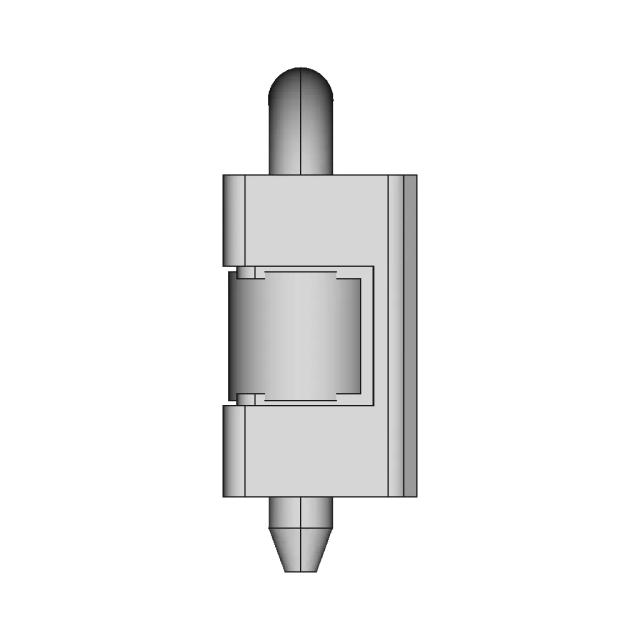 Side Prominent Hinge Hengzhu Hl003-1 | High-Quality CAD Model