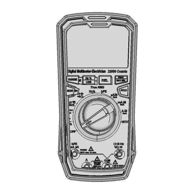 Uni-T Ut61E+ | High-Quality CAD Model