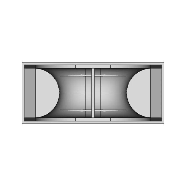 Swl 204T Panama Chock - Downloadable CAD Representation