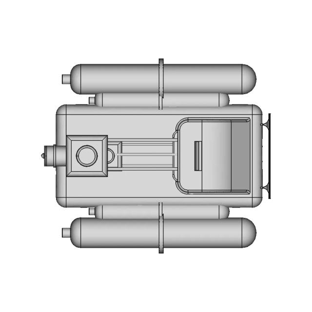 Ocean Research Amphibious Drone. Hydrogen Powered. | High-Quality CAD Model
