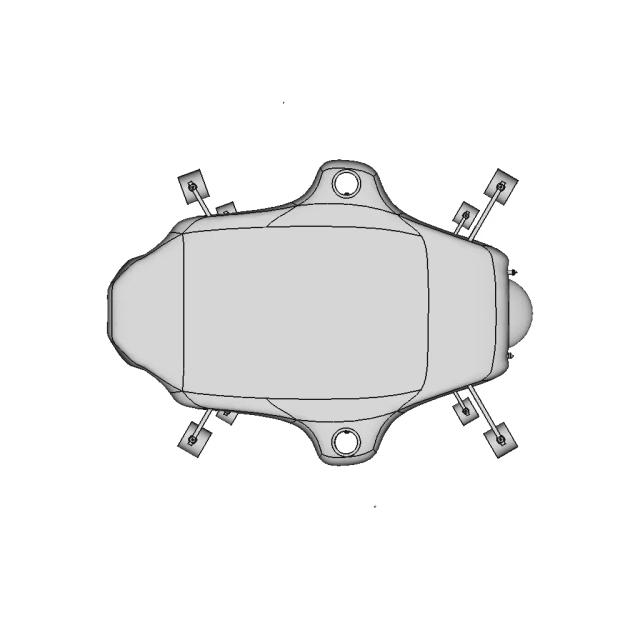 Underwater Autonomous Vehicle | High-Quality CAD Model