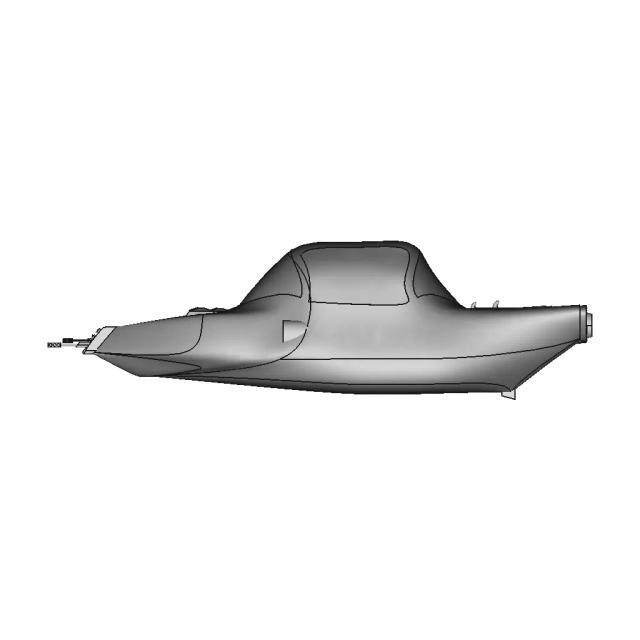 Hydrogen Fuel Cell Submersible -Concept (Military) | High-Quality CAD Model