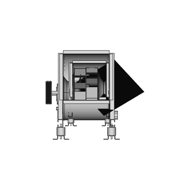 Nicotra Rdh 250 Centrigual Fan - Standard Mechanical Component