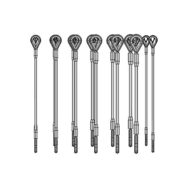 Wire Ropes - Downloadable CAD Representation