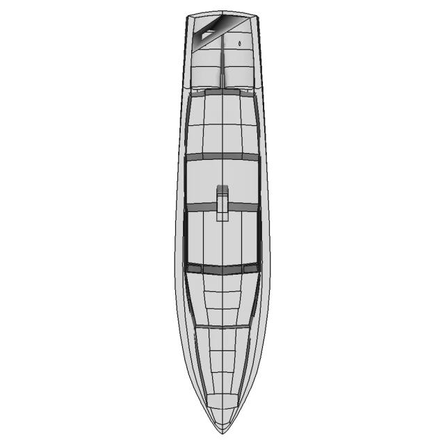 Knud Reimers Powerboat 72Ft - Downloadable CAD Representation