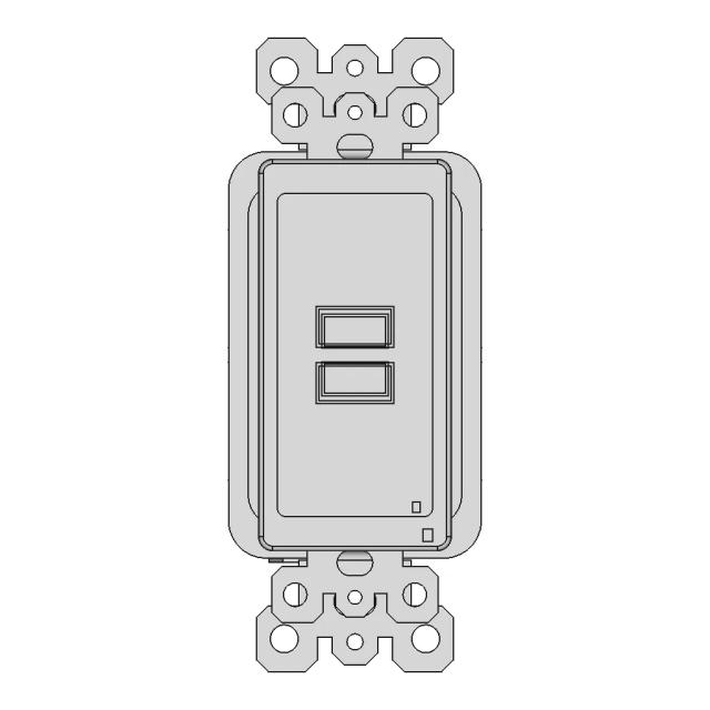 Leviton Gfrbf W Gfci 120Vac | High-Quality CAD Model
