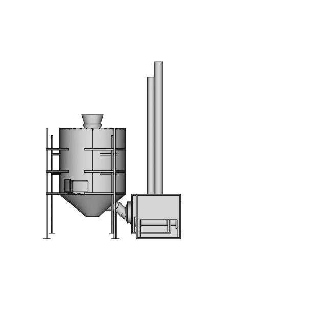 Mechanical Grains Dryer - Downloadable CAD Representation
