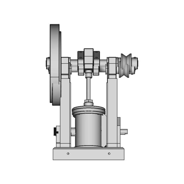 A Double Acting Oscillating | High-Quality CAD Model