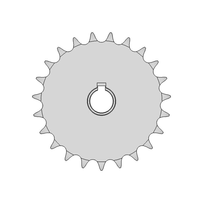 Sprocket 10B 2 23 Teeth - Downloadable CAD Representation