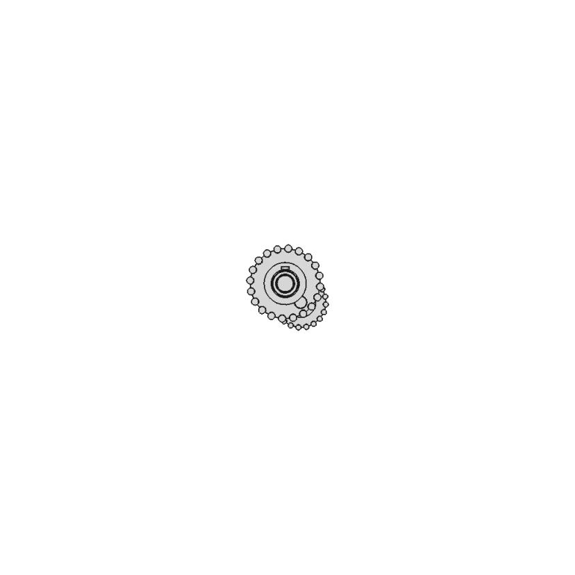 Conveyor Roller With Metal Rods - Downloadable CAD Representation
