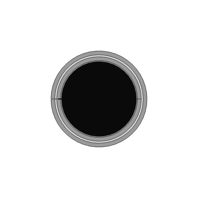 Sleeve Bearing 8 Mm Bore 10 Mm Od 15 Mm Length - Downloadable CAD Representation
