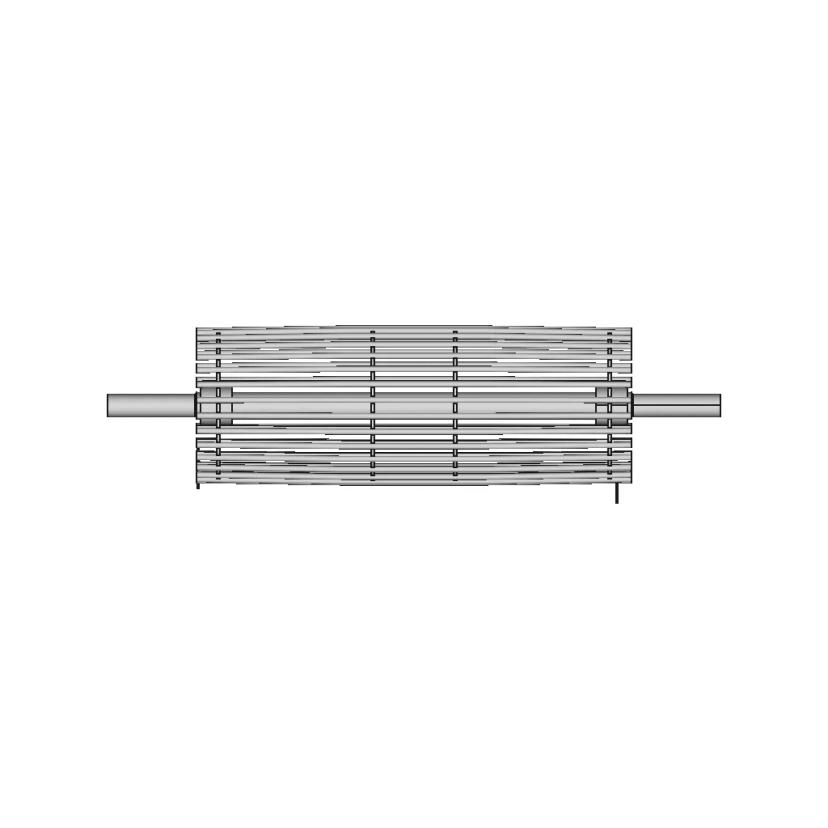 Industrial Radial Conveyor Roller | 3D Engineering Design File